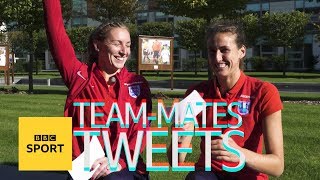 Team-mates' Tweets: England's Jill Scott & Siobhan Chamberlain - BBC Sport