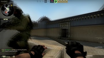 CS:GO I KILLED A BOT WITH A SMOKE GRENADE!!!