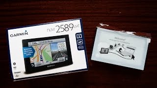 Анбоксинг навигатора Garmin nuvi 2589LMT / Unboxing of Garmin Nuvi 2589 LMT