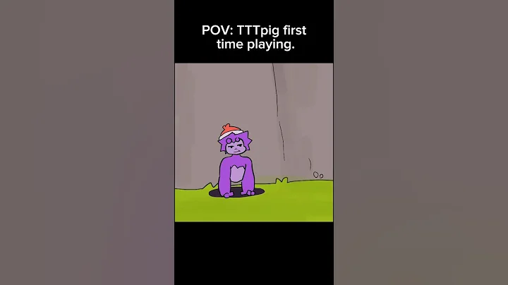 TTT pig first time playing Gtag 💀 #memes #art #animation #gorillatag