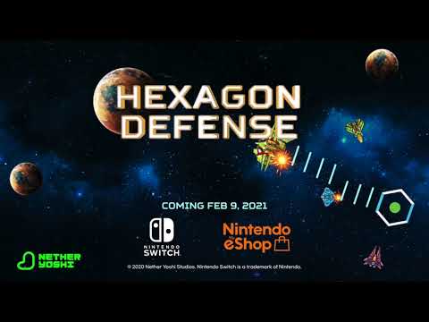 Hexagon Defense Release Trailer (Nintendo Switch)