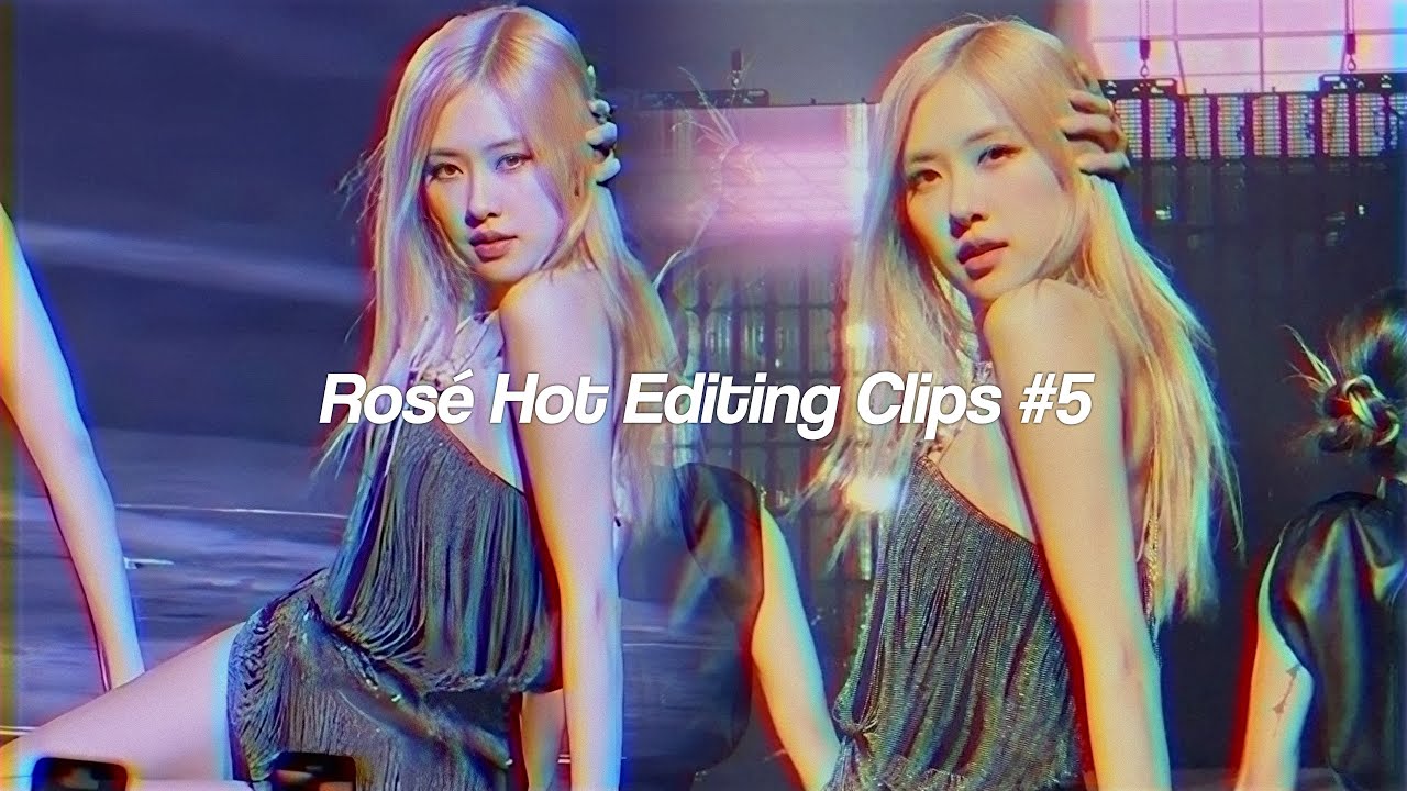 ROSÉ HOT/BADASS CLIPS FOR EDITING #5 Bornpink FanCams) 4k 60fps (+ Drive Link in Desc)