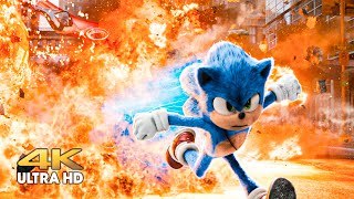 The Battle of Sonic and Doctor Robotnik. Sonic the Hedgehog (2020)