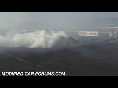 Richard Harrison JIMBEAM burnout at Easternats 2009