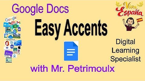 Google Docs Easy Accents
