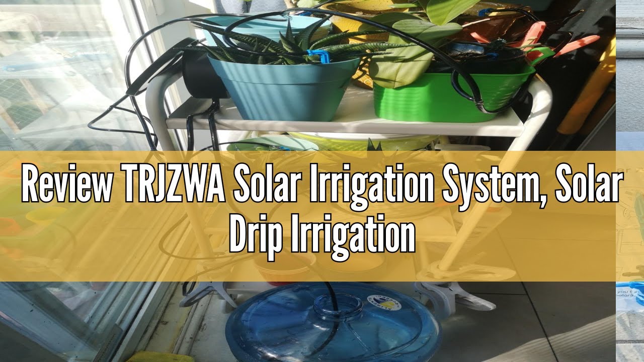 Review TRJZWA Solar Irrigation System, Solar Drip Irrigation Kit ...