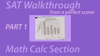 SAT Math Calculator Section Walkthrough from a 1600 scorer (PART 1, Questions 110)