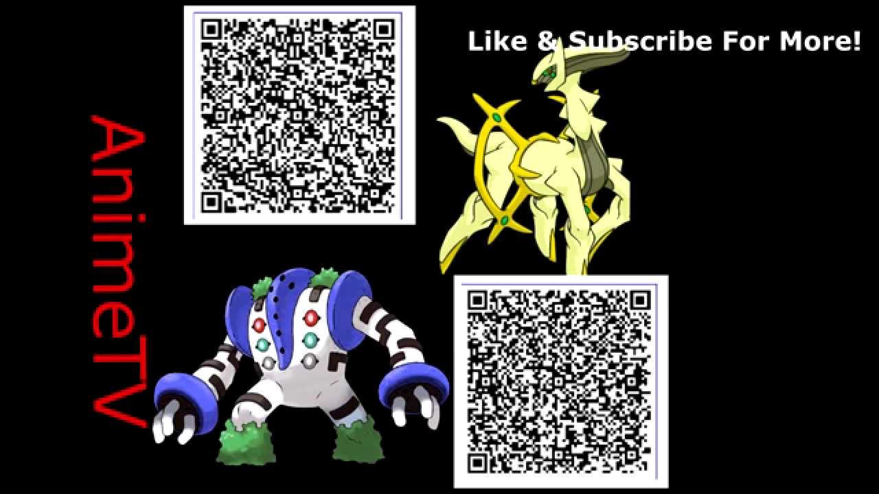 Qr Code Arceus Regigigas Shiny S Competitive Pokemon X Y Oras Youtube