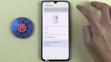How to split the screen with Edge panels on Samsung A70 Android 11