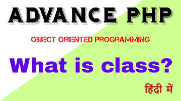 PHP OOPS tutorials in Hindi/Urdu : Objects & Classes