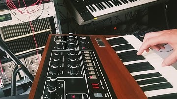 A very quick go on my Sequential Circuits Prophet 5 synthesizer