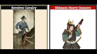 Total War: SHOGUN 2 1vs1: Shimazu Heavy Gunners vs Revolver Cavalry (Fall of the Samurai) screenshot 4