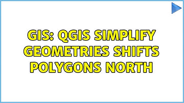 GIS: QGIS simplify geometries shifts polygons north