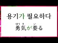 🌻 동사 - 관용구, 간단한 문장 (300) 🌻 動詞 - フレーズ、簡単な文章 (300)ㅣ일본어 韓国語