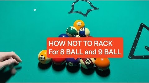 Stop Pattern Racking! | How to Rack Pool Balls Correctly for 8-Ball & 9-Ball