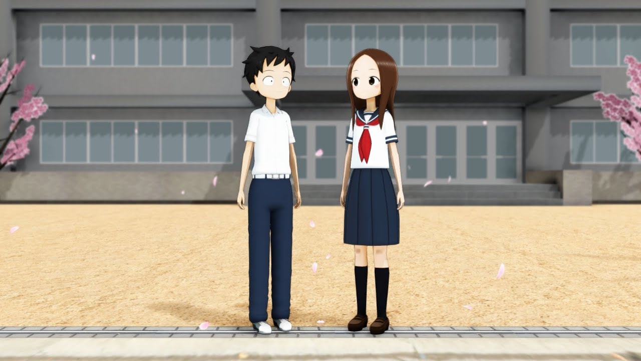 MMD】『怒った？』西片×高木【からかい上手の高木さん】1080p60s