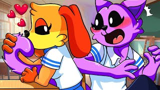 CATNAP LOVES DOGDAY, but Dogday caught Catnap's tail?! Poppy Playtime Chapter 3 Animation