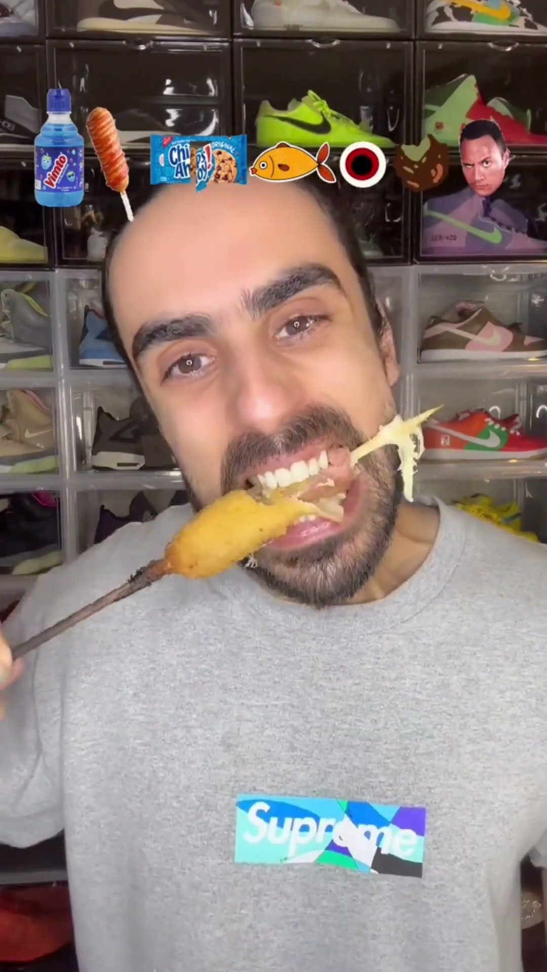 Food ASMR Eating a Vimto bottle #food #asmr #mukbang