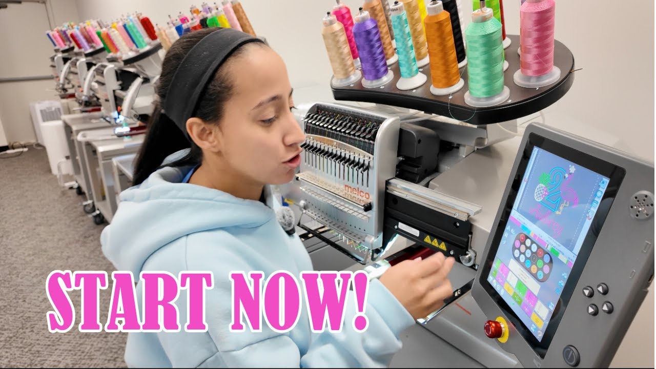 HOW TO START YOUR EMBROIDERY BUSINESS IN ONE DAY!