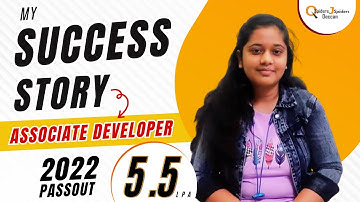 Success Story of B.E graduate as Associate Developer | QSpiders Deccan.