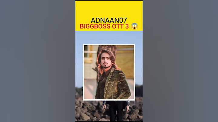 Adnaan in biggboss ott 3  #adnaan #biggbossott