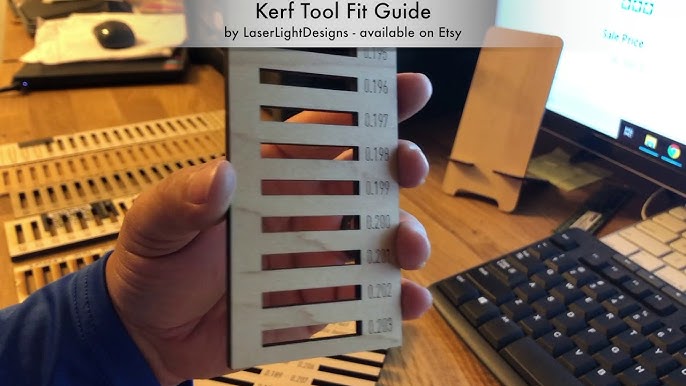 Material Thickness Kerf Tool for Glowforge SVG files