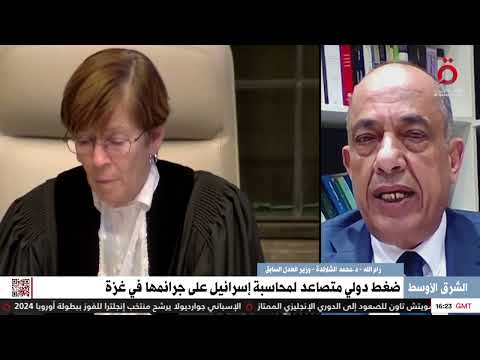 وزير العدل الفلسطيني السابق عن محاسبة قادة تل أبيب من الجنائية الدولية القرار سيصدر قريبا