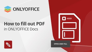 How to fill out PDF in ONLYOFFICE Docs
