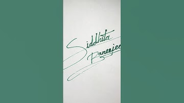 Siddhita Banerjee name Signature😊comment your name☺️#shorts#fypシ#namestatus #signature #shortsvideo