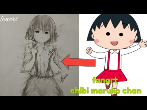 Fanart Chibi Maruko Chan Draw With Me Youtube Fanart Chibi Maruko Chan Draw With Me Youtube