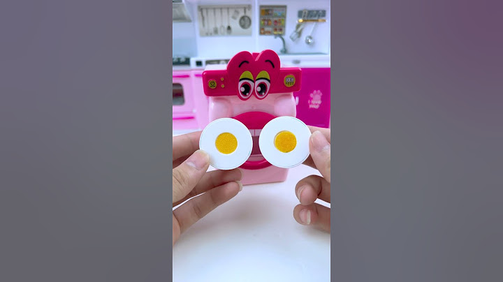 Washing Machine Eating Eggs Set Toys, Satisfying With Lily Toys Unboxing #asmr #toys #satisfying