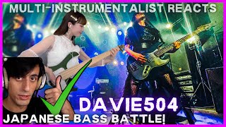 Davie504 Watched MISA??...kinda | Japanese BASS BATTLE! Multi-Instrumentalist Reaction + Analysis