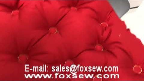 Electronic BarTacking Machine for Soft Cushion and Pillows