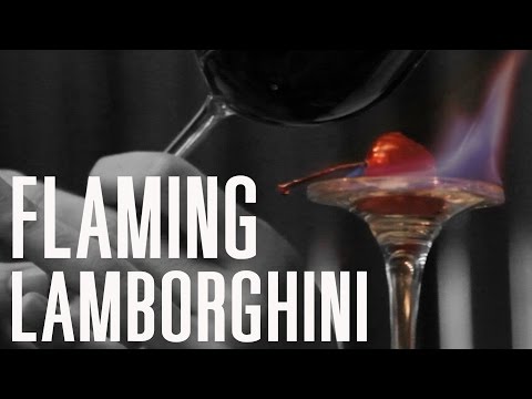 ค็อกเทลตามมีตามเกิด: Flaming Lamborghini Cocktail