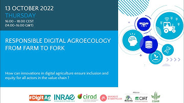 Responsible Digital Agroecology at FAO Sciences and innovation forum 2022