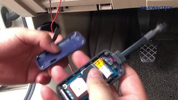 WanWayTech Waterproof IP67 G19 GPS Installation in Car