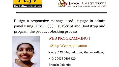 Design a responsive manage product page in admin panel using HTML , CSS , JavaScript and Bootstrap