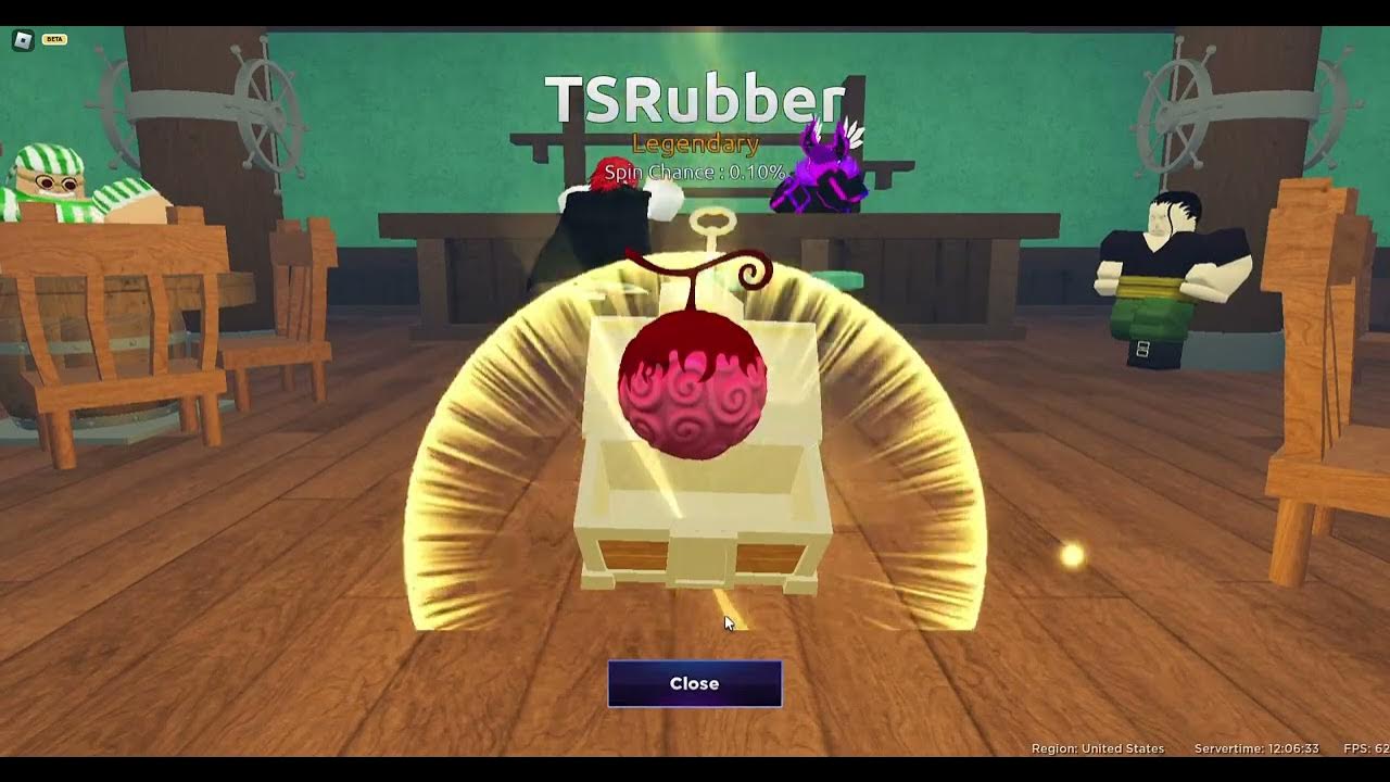 Literally getting TSRubber on my 2nd try.... Fruit Battlegrounds