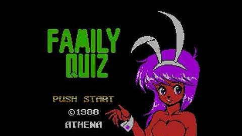 Intro-Demo - Family Quiz - 4 nin wa Rival (Famicom, Japan)