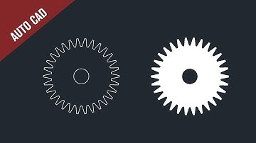 Auto CAD practice drawings || 2D Gear || Practical # (5)