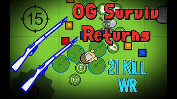 WORLD RECORD in OG SURVIV mode and high Kill Games Surviv.io/Survev.io Pro Gameplay