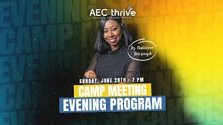 AEC Camp Meeting 2026:  Dr. Marleena Debrough