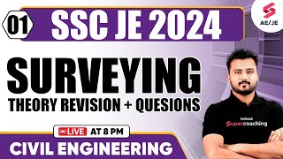 SSC JE 2024 Surveying Fast -Track Series | SSC JE 2024 Civil Engineering | by Shubham Sir