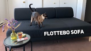 Assembling FLOTTEBO sofa from IKEA