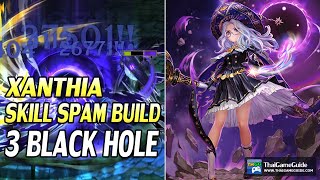 Xanthia Skill Spam Build 3 Black Hole vs Bosses on Adventure Lv8 | ASTRA: Knights of Veda