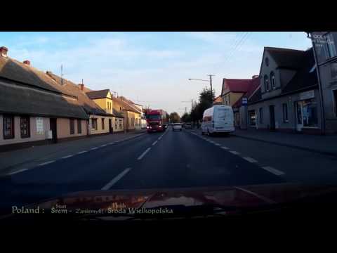 0296 - POLAND -  Śrem -  Zaniemyśl - Środa Wielkopolska - 2016 Driving through