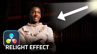 Using Relight Effect to fix your Footage! - Davinci Resolve 18.5 Tutorial