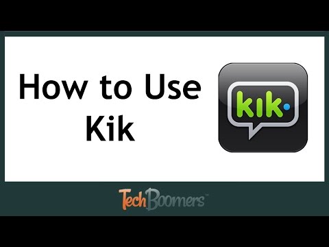 How To Use Kik Messenger - Youtube