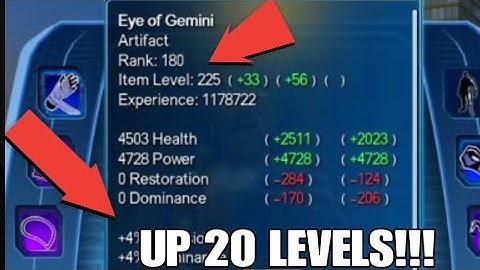 DCUO EYE OF GEMINI LEVEL BOOST!