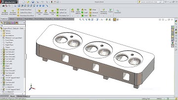 SolidWorks Tutorial Engine Cylinder Head